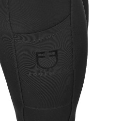 Legging fille taille haute full grip avec passants Equestro Legging fille taille haute full grip avec passants Equestro