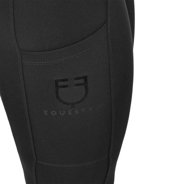 Legging fille taille haute full grip avec passants Equestro Legging fille taille haute full grip avec passants Equestro