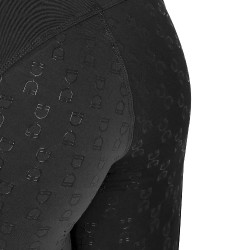 Legging fille taille haute full grip avec passants Equestro Legging fille taille haute full grip avec passants Equestro