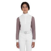 Polo de concours fille perforée Equestro