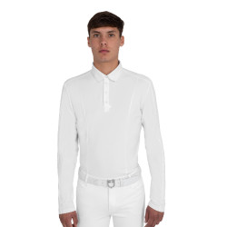 Heren wedstrijdpolo met mesh- en ribinzetten Equestro Heren wedstrijdpolo met mesh- en ribinzetten Equestro
