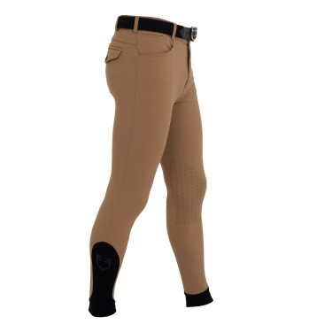 Pantalon homme slim fit avec grip au genou Equestro Pantalon homme slim fit avec grip au genou Equestro
