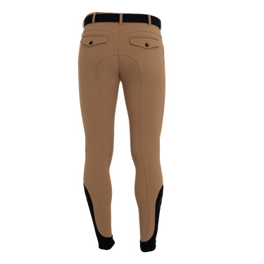Pantalon homme slim fit avec grip au genou Equestro Pantalon homme slim fit avec grip au genou Equestro