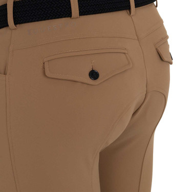 Heren rijbroek slim fit met kniegreep Equestro