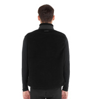 Veste sans manches homme en polaire teddy poche frontale Equestro Noir / noir Veste sans manches homme en polaire teddy poche frontale Equestro Noir / noir