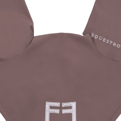Bonnet en tissu technique avec logo contrasté Equestro Antler / violet feutré