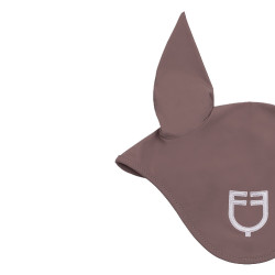 Oorennetje van technische stof met contrasterend Equestro-logo Gewei / gevilt violet