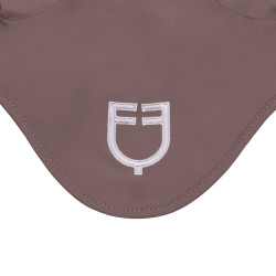 Bonnet en tissu technique avec logo contrasté Equestro Antler / violet feutré