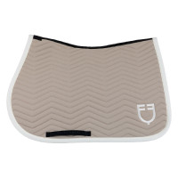 Tapis de saut matelassé à vagues Equestro Antler / violet feutré