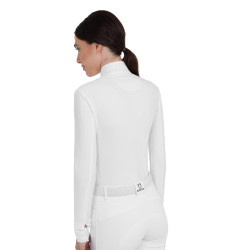Dameswedstrijdpolo van wintertechnische stof Equestro dames