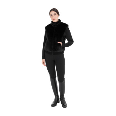 Dames bodywarmer van synthetische bont Equestro