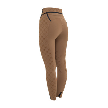 Dameslegging met hoge taille van technisch monogram Equestro-stof dames