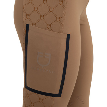 Dameslegging met hoge taille van technisch monogram Equestro-stof dames