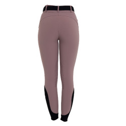 Pantalon femme taille haute avec grip au genou Equestro Pantalon femme taille haute avec grip au genou Equestro