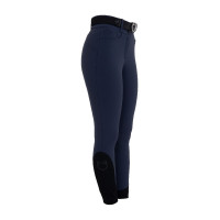 Damesbroek met hoge taille met kniegreep Equestro dames Marineblazer Marineblauw