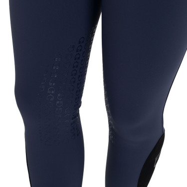 Pantalon femme taille haute avec grip au genou Equestro Marine blazer Bleu marine