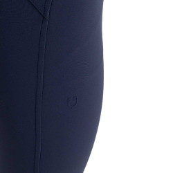 Pantalon femme taille haute avec grip au genou Equestro Marine blazer Bleu marine