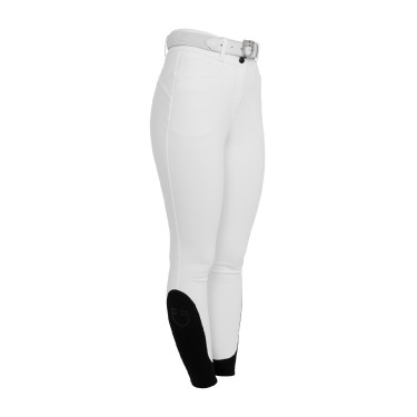 Pantalon femme taille haute avec grip au genou Equestro Pantalon femme taille haute avec grip au genou Equestro