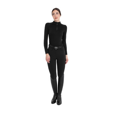 Pantalon femme taille haute avec grip au genou Equestro