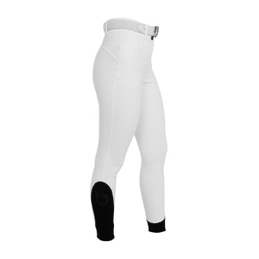 Pantalon femme taille haute avec grip au genou Equestro Pantalon femme taille haute avec grip au genou Equestro