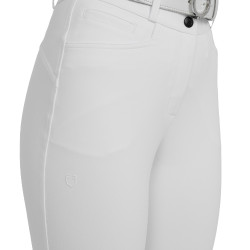 Pantalon femme taille haute avec grip au genou Equestro Pantalon femme taille haute avec grip au genou Equestro
