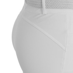 Pantalon femme taille haute avec grip au genou Equestro Pantalon femme taille haute avec grip au genou Equestro
