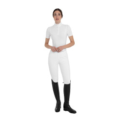 Pantalon femme taille haute avec grip au genou Equestro Pantalon femme taille haute avec grip au genou Equestro