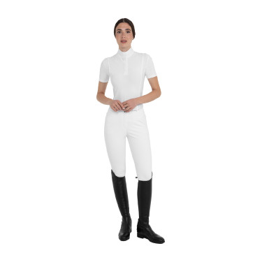 Pantalon femme taille haute avec grip au genou Equestro Pantalon femme taille haute avec grip au genou Equestro