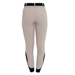 Damesbroek full grip met hoge taille in bi-stretch technische stof Equestro dames Damesbroek full grip met hoge taille in bi-stretch technische stof Equestro dames