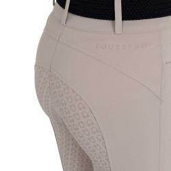 Pantalon femme full grip taille haute en tissu technique bi-stretch Equestro