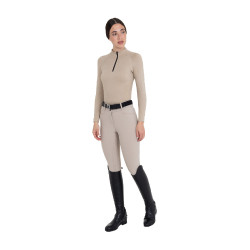 Damesbroek full grip met hoge taille in bi-stretch technische stof Equestro dames Damesbroek full grip met hoge taille in bi-stretch technische stof Equestro dames