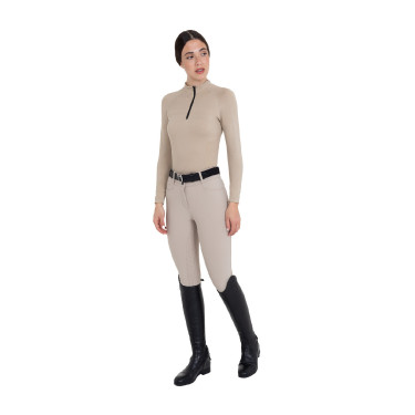 Damesbroek full grip met hoge taille in bi-stretch technische stof Equestro dames Damesbroek full grip met hoge taille in bi-stretch technische stof Equestro dames