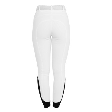 Pantalon femme full grip taille haute en tissu technique bi-stretch Equestro Pantalon femme full grip taille haute en tissu technique bi-stretch Equestro