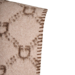 Damescape van wol monogram Equestro dames