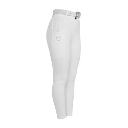 Pantalon femme taille haute full grip avec strass Equestro