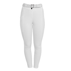 Damesbroek met hoge taille full grip met strass Equestro dames