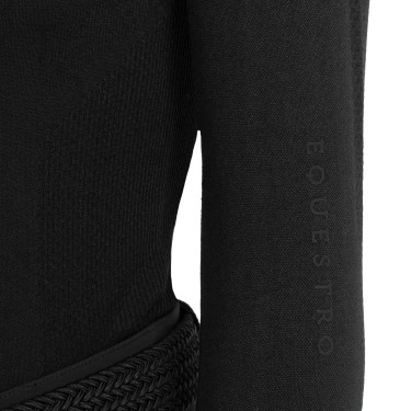 Polo d’entraînement femme en maille technique zippée Equestro Polo d’entraînement femme en maille technique zippée Equestro