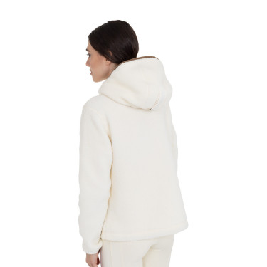 Dameshoodie van teddyfleece met capuchon en rits Equestro dames