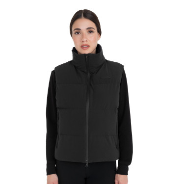 Veste sans manches femme matelassé à col montant Equestro Veste sans manches femme matelassé à col montant Equestro