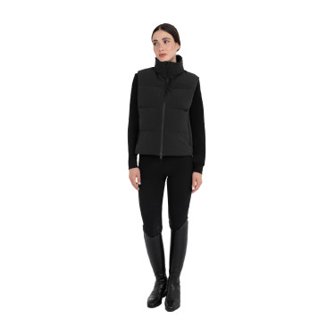 Veste sans manches femme matelassé à col montant Equestro Veste sans manches femme matelassé à col montant Equestro