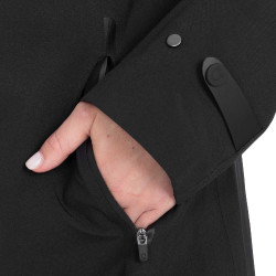 Veste Softshell long femme avec ouverture arrière Equestro Veste Softshell long femme avec ouverture arrière Equestro