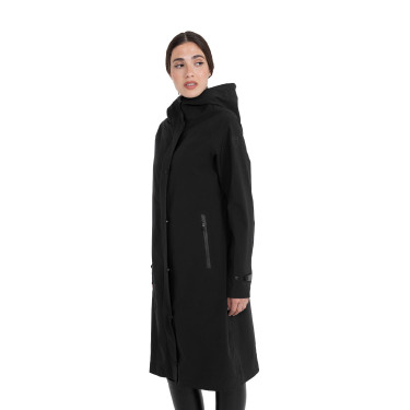 Veste Softshell long femme avec ouverture arrière Equestro Veste Softshell long femme avec ouverture arrière Equestro