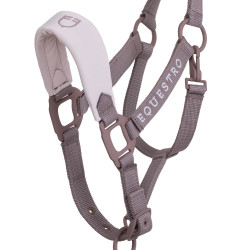 Licol technique avec double réglage et boucles revêtues de caoutchouc Equestro Antler / violet feutré Licol technique avec double réglage et boucles revêtues de caoutchouc Equestro Antler / violet feutré