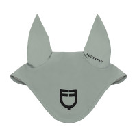 Bonnet en tissu technique extensible et respirant Equestro Gris ardoise / noir