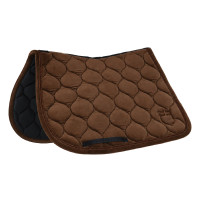 Tapis de selle de saut effet daim avec strass Equestro Tapis de selle de saut effet daim avec strass Equestro