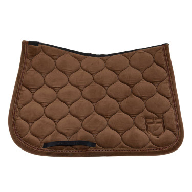 Springzadelonderlegger met suède-effect en strass Equestro Springzadelonderlegger met suède-effect en strass Equestro
