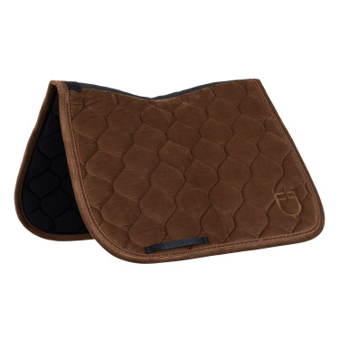 Tapis de dressage effet daim avec strass Equestro Tapis de dressage effet daim avec strass Equestro