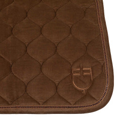 Tapis de dressage effet daim avec strass Equestro Tapis de dressage effet daim avec strass Equestro