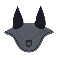 Bonnet en laine technique Equestro Mélange gris