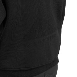 Heren crewneck technische sweater met micro mesh inzetstukken Equestro